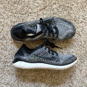 Black and Gray Nike Free Shoes women’s size 7